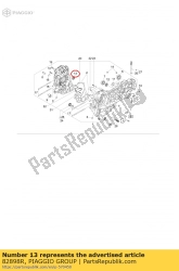 Aprilia 82898R, Pakking ring, OEM: Aprilia 82898R