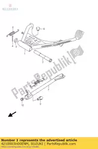 Suzuki 4210003H00ENM stand, center - Il fondo