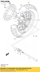 Ici, vous pouvez commander le disque, frein avant auprès de Suzuki , avec le numéro de pièce 5921141F00:
