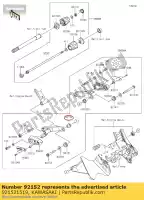 921521519, Kawasaki, collar,rr,lh zx1000gbf kawasaki  z 1000 2015 2016 2017 2018 2019 2020 2021, New