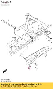 Suzuki 6131114H00 caso, corrente - Lado inferior