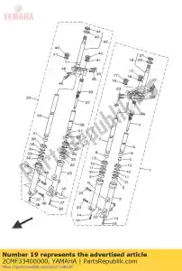 yamaha 2CMF33400000 pod wspornik komp - Dół