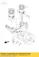 1216401D010D0, Suzuki, rolamento, pino crk suzuki gs gsx 400 450 500 1985 1986 1987 1988 1989 1990 1991 1992 1993 1994 1995 1996 1997 1998 1999 2000 2001 2002 2003 2004 2005 2006 2007, Novo