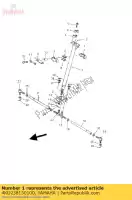 4KD238130100, Yamaha, stuurkolom 2 yamaha yfm yfmfw timberwolf x 250 44, Nieuw