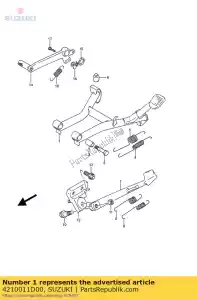 suzuki 4210011D00 descrição não disponível - Lado inferior