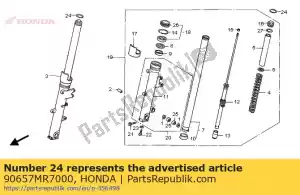 Honda 90657MR7000 anel, rolha - Lado inferior
