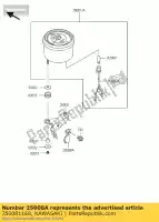 250081168, Kawasaki, medidor de soporte klf300-b4 kawasaki klf 300 2000 2001 2002 2003 2004 2005 2006, Nuevo