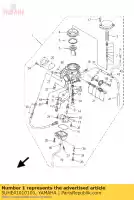 5UHE41010100, Yamaha, carburetor assy 1 yamaha  yfm 350 2004 2005 2006 2007 2008 2009 2010 2011 2014 2015 2016 2017 2019 2021, New