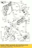 390620100, Kawasaki, refrigeración por manguera, w.pump-cyli zx100 kawasaki zx 1000 2006 2007 2008 2009 2010, Nuevo