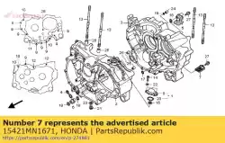 scherm, oliefilter (koyo) van Honda, met onderdeel nummer 15421MN1671, bestel je hier online: