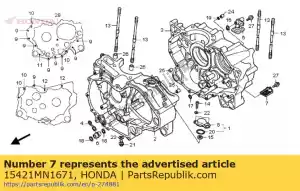 Honda 15421MN1671 scherm, oliefilter (koyo) - Onderkant