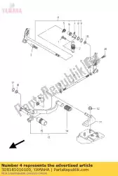 Aquí puede pedir conjunto del eje de cambio de Yamaha , con el número de pieza 3D8181010100: