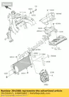 391560815, Kawasaki, pad ex650ecf kawasaki er-6f 650 2012 2013 2014 2015 2016, New