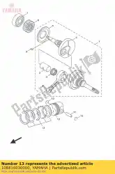 Aqui você pode pedir o conjunto (s de anel de pistão em Yamaha , com o número da peça 10BE16030000: