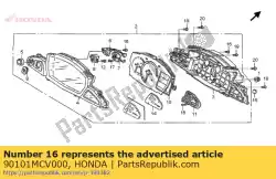 Tutaj możesz zamówić ? Ruba, gwintowana, 3x14 od Honda , z numerem części 90101MCV000: