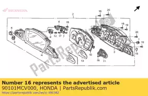 Honda 90101MCV000 ?ruba, gwintowana, 3x14 - Dół