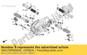 honda 50619MN0000 tappo, gradino in gomma - Il fondo