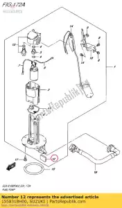 suzuki 1558318H00 czapka, zosta? - Dół