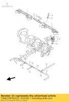 1368139F00225, Suzuki, hose,3.2x7.4x22 suzuki gsx r sv gsr rz svns rx gsra 600 1000 650 750, New