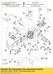 ktm 59031013044 portagomma cpl. - Il fondo