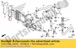 pakking, oliekoeler van Honda, met onderdeel nummer 15621HL3A00, bestel je hier online: