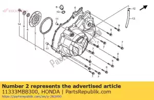 honda 11333MBB300 talerz, r. pokrywa - Dół