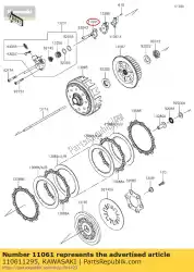 Aqui você pode pedir o 01 junta, lado de liberação em Kawasaki , com o número da peça 110611295: