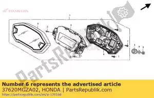 Honda 37620MGZA02 conjunto de caja, debajo - Lado inferior