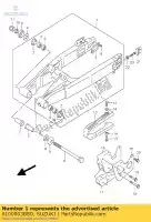 6100003BB0, Suzuki, bras oscillant comme suzuki rm 85 2004 2005 2006 2007 2008 2009 2010 2012, Nouveau