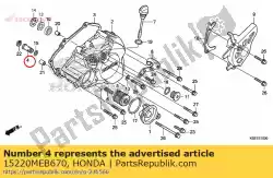 Aqui você pode pedir o válvula assy., alívio em Honda , com o número da peça 15220MEB670:
