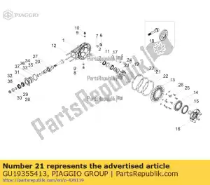 Piaggio Group GU19355413 distanziale 1,6 mm - Il fondo