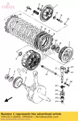 Ici, vous pouvez commander le engrenage, entraînement primaire auprès de Yamaha , avec le numéro de pièce 34K161110000: