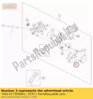 7601317500001, KTM, suporte da pinça de freio traseiro husqvarna ktm  duke enduro smc 690 701 2012 2013 2014 2015 2016 2017 2018 2019 2020 2021, Novo