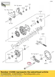 Here you can order the axle,rr,16x267 ej800abf from Kawasaki, with part number 410680088: