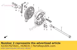 Tutaj możesz zamówić o?, rr. Ko? O od Honda , z numerem części 42301MZ5601: