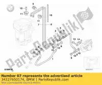 34327650174, BMW, brake pipe bmw  1200 2001 2002 2003 2004, New