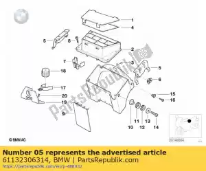 bmw 61132306314 bracket right - Bottom side