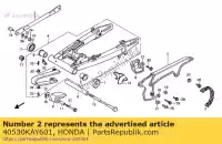 40530KAY601, Honda, chain, drive (regina 128l honda clr cityfly  nx transcity nx125 clr125 125 , New