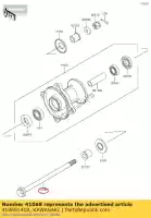 410681418, Kawasaki, As, fr kawasaki kx  a kx65 65 , Nieuw