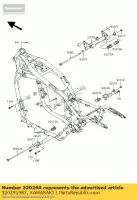 320291987, Kawasaki, beugel-motor, rr, rh vn1500-d1 kawasaki vn 1500 1600 1996 1997 1998 1999 2000 2001 2002 2003 2004 2005 2006 2007, Nieuw