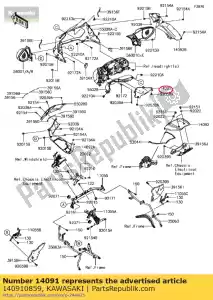 kawasaki 140910859 pokrywa, os?ona, cnt zg1400a8f - Dół