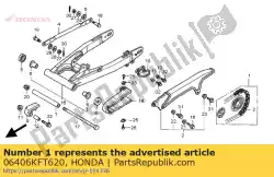 Aquí puede pedir kit de cadena, transmisión (128le) de Honda , con el número de pieza 06406KFT620: