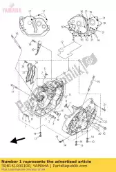 Qui puoi ordinare gruppo carter da Yamaha , con numero parte 3D8151000100: