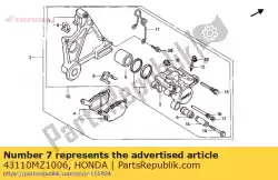 Tutaj możesz zamówić wspornik komp, rr b od Honda , z numerem części 43110MZ1006: