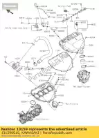 131590016, Kawasaki, connector zx1000nff kawasaki h2 h2r 1000 2015 2016, New