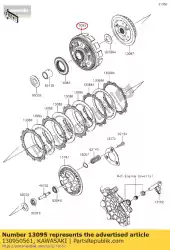 Tutaj możesz zamówić obudowa-komp-sprz? G? O ex300adf od Kawasaki , z numerem części 130950561: