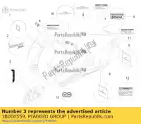 1B000559, Piaggio Group, placa de dados adesiva abs-asr vespa vespa zapm80100, zapm80101, zapma7100 zapm80101 zapm808g, zapm80200, zapm8020, zapma7200, zapma78g zapma720 zapma78g,  zapmd710 zapmd7200,  946 125 150 946 2013 2014 2015 2016 2017 2018 2019 2020 2021 2022, Novo