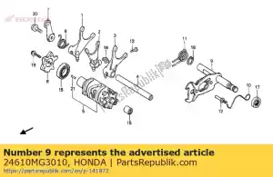 Honda 24610MG3010 broche, changement de vitesse - La partie au fond