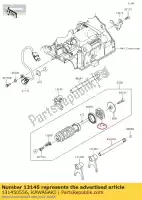 131450556, Kawasaki, nokkenwisseltrommel ex300adf kawasaki  ninja z 300 2013 2014 2015 2016 2017 2018 2019 2020 2021, Nieuw