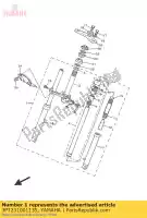 3PT231001135, Yamaha, komplet przedniego widelca yamaha pw 50 1994 1999 2000 2001 2002 2003 2004 2005 2006 2007 2008 2009 2010 2011 2013 2014 2015 2016, Nowy